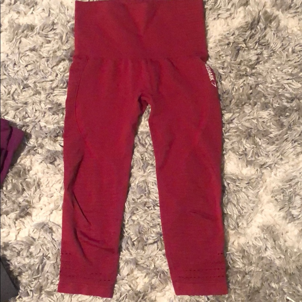 Gymshark OG red contour leggings